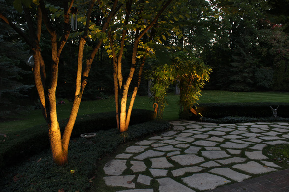 Stone Pathway Lighting