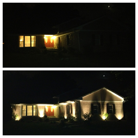 Lighting Before And After