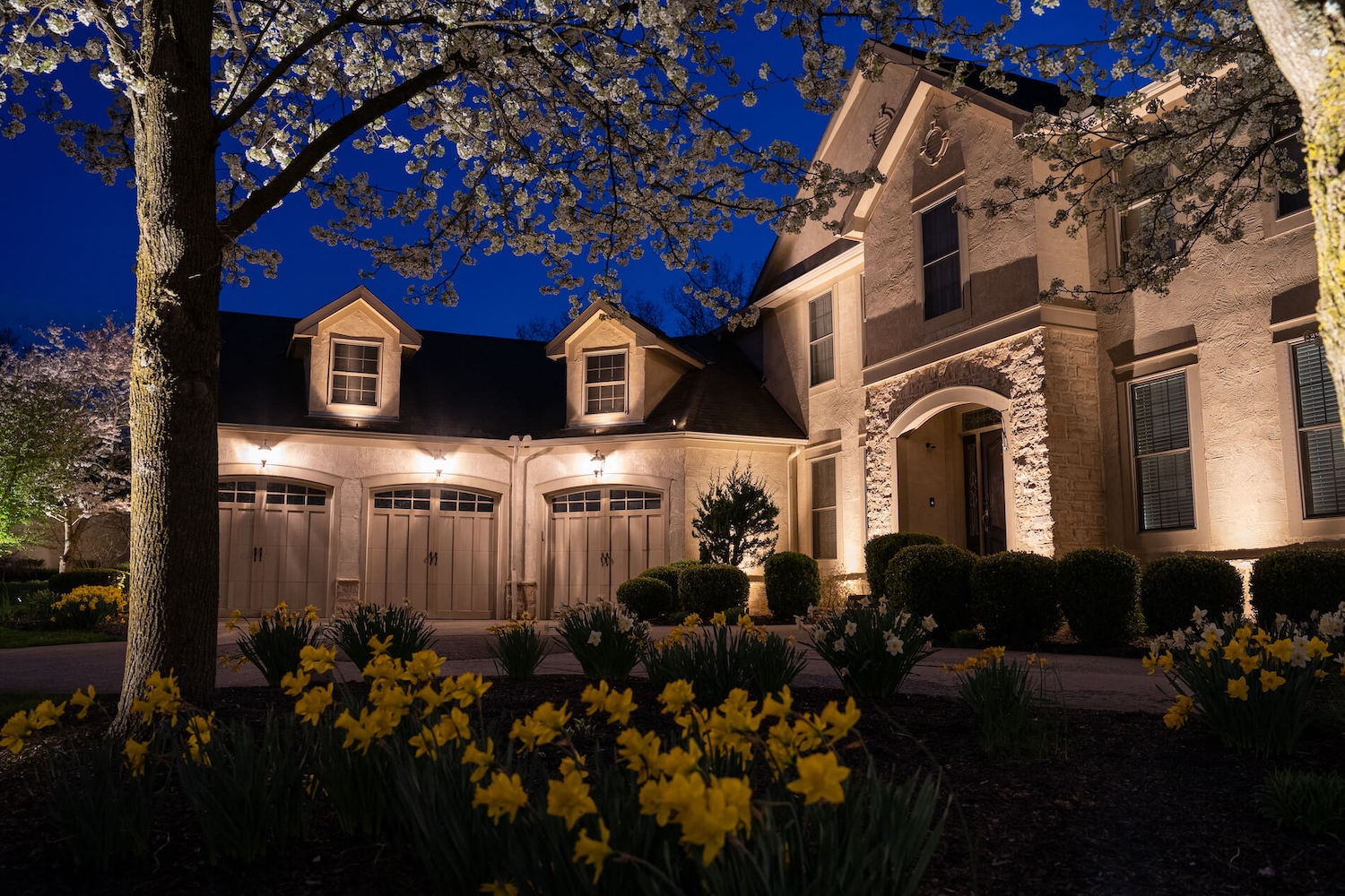 Landscape Lighting Design by Midwest Lightscapes will enhance your homes value