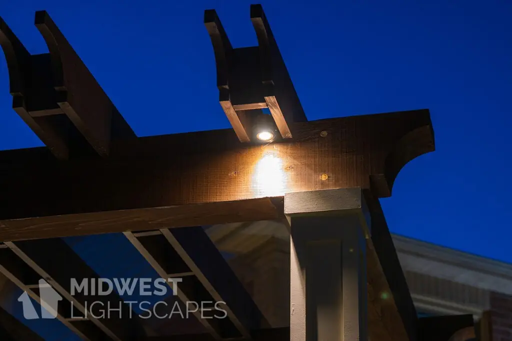 Safety & Security: Enhancing Protection with Strategic Outdoor Lighting outdoor light installed on pergola to provide safety and security